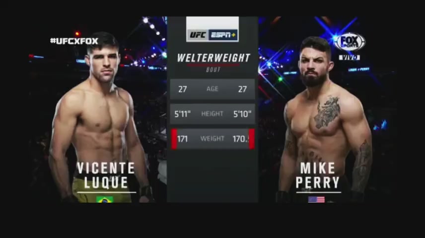 Mike Perry vs Vicente Luque:Mike Perry broken nose video