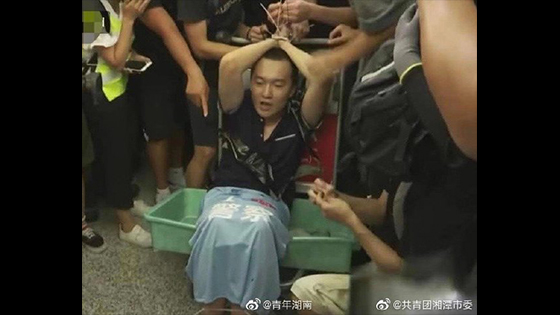 Hong kong airport violence: Fu Guohao Lucky not injured but still love hong kong.