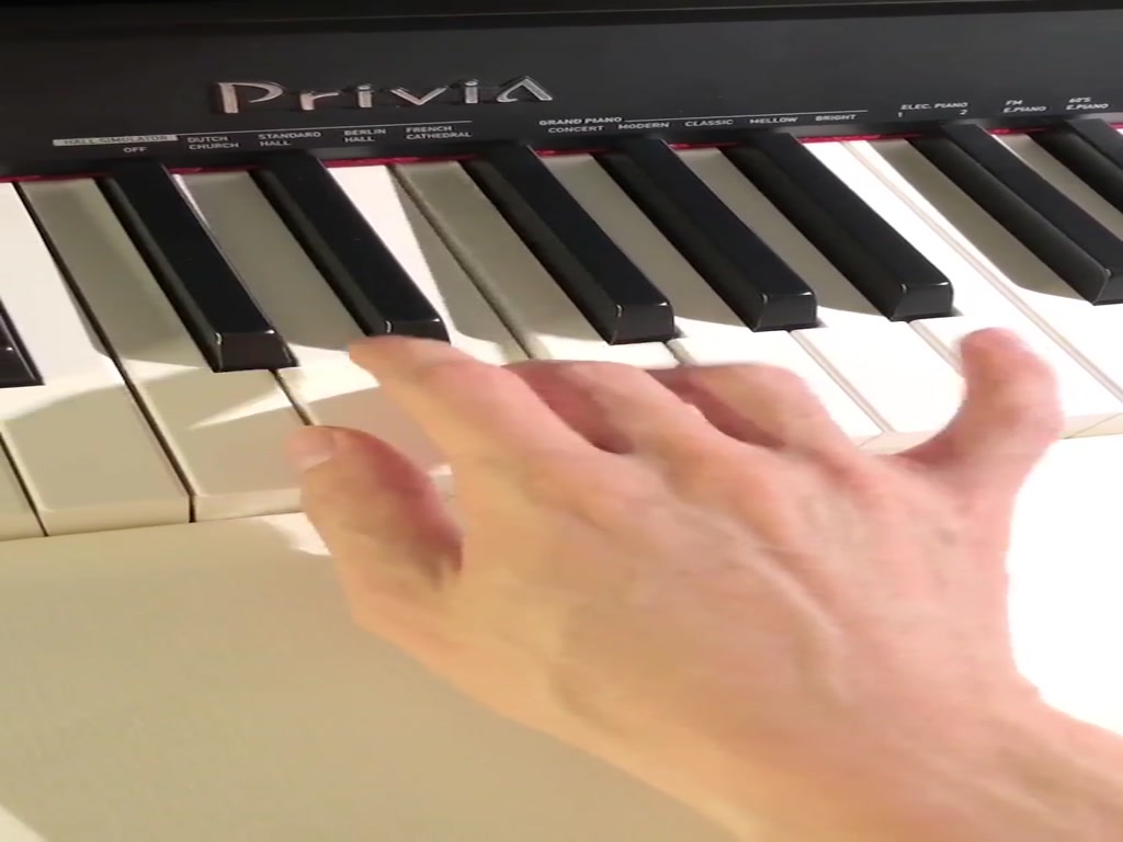 Piano fingering