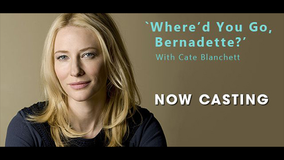 Where'd You Go, Bernadette Movie: Cate Blanchett sweet film.