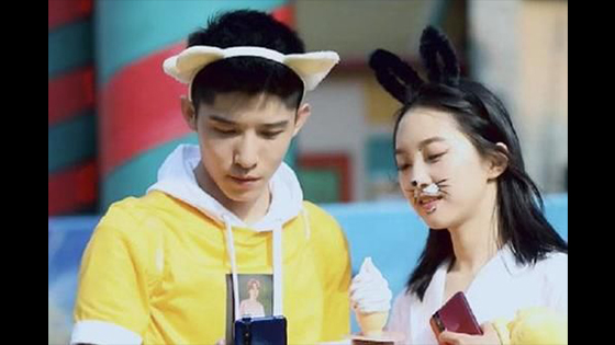 chinese tv show Heart Signal 2019: Yang Kaiwen and William sweet dating.