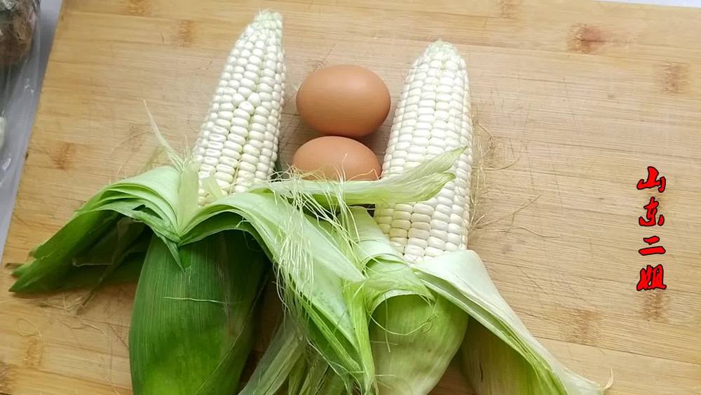 Eat more fresh corn in summer, teach you new ways to eat, add 2 eggs, simple steps, meat does not change