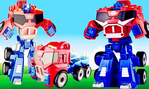 Optimus Warlord Rescue Robot Transformed Toy Car for Children