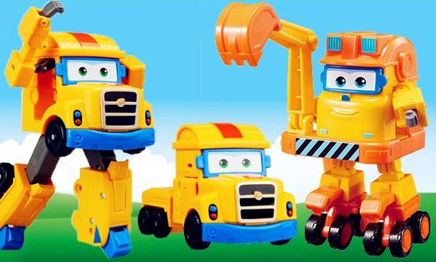 Super Chivalrous Metamorphic Robot Toys Carl and Lang Lang