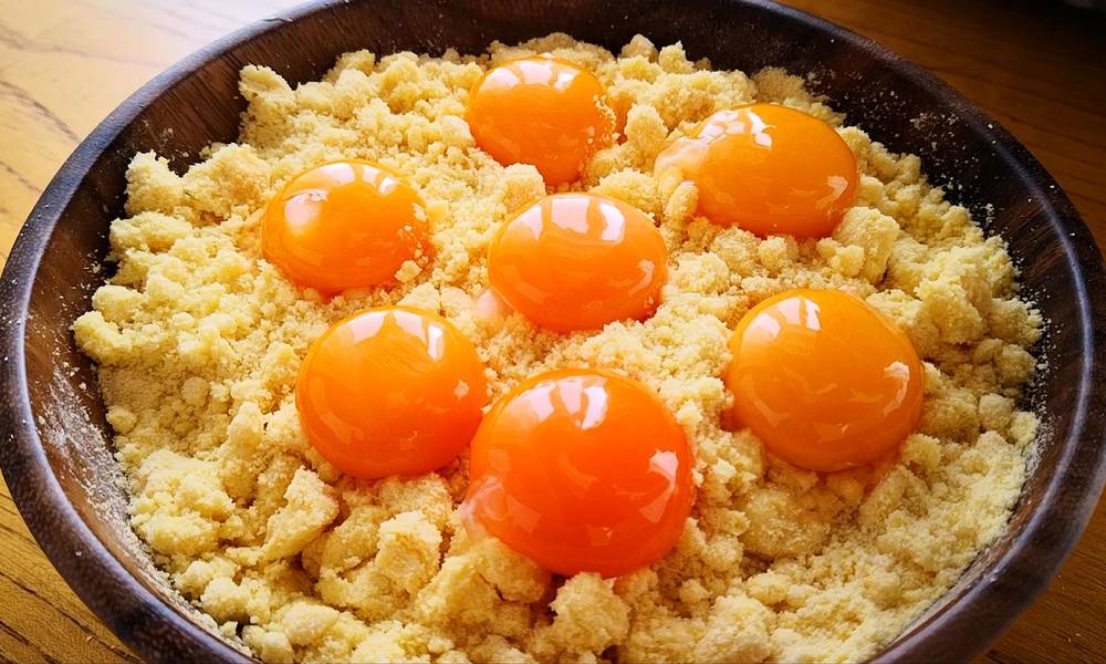 Seven eggs in corn flour, stirred with chopsticks, cooked in secret, is more fragrant than meat. It's too simple.