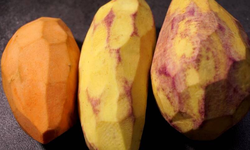 Sweet potatoes are the best way to eat, big knife everything, soft, glutinous, sweet and relieving, too addictive
