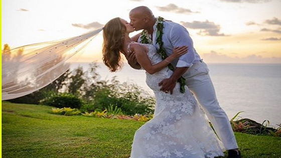 Dwayne ‘the Rock’ Johnson and Lauren Hashian get married in Hawaii