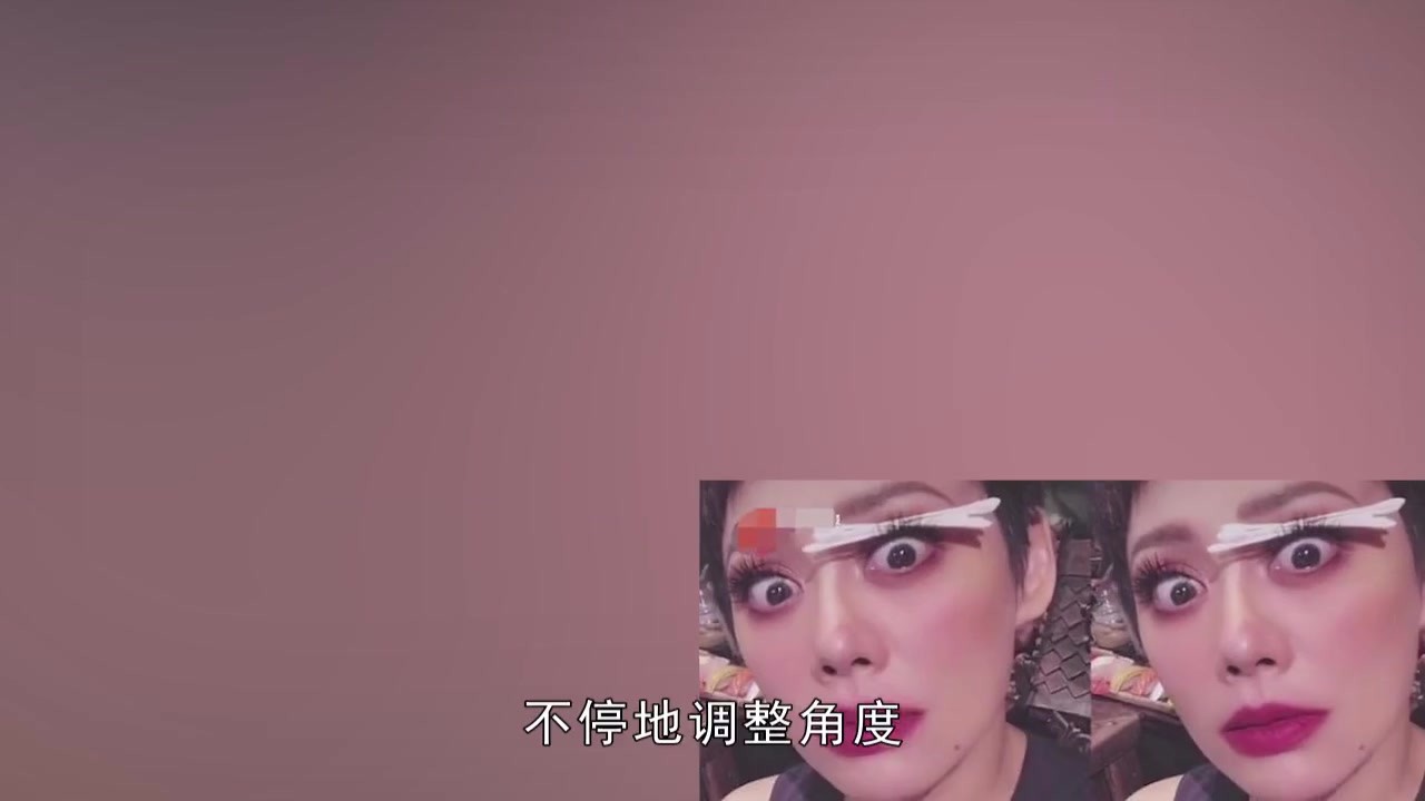 47-year-old quietly sunbathe against the weather false eyelashes, put 6 cotton swabs can open their eyes, netizens: plough the fields sweep (1)