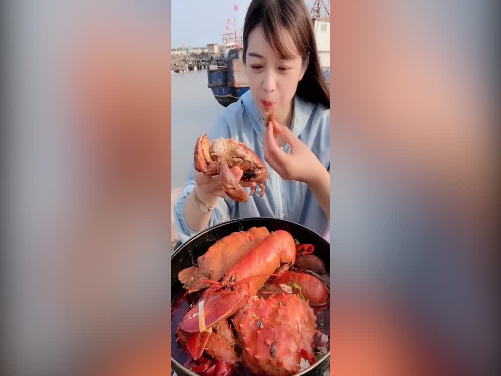 [Eat broadcasting] Eat super-hot Octopus burst head, eat mini-small octopus, eat spicy and hot like mussel, and other delicacies