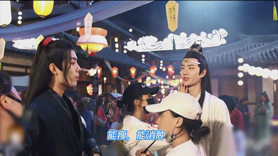 Some funny behind the scenes of The Untamed: xiao zhan and wang yibo.