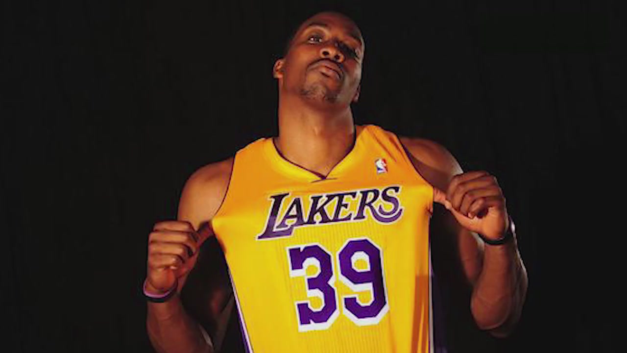 Dwight Howard signed the Lakers! Wear No.39 Jersey