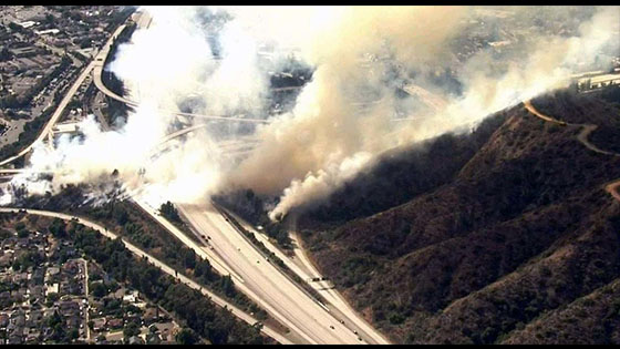 Eagle Rock fire news update: no structures are threatened.