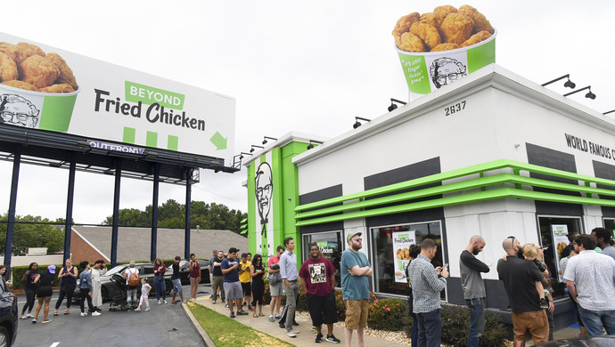 KFC cooperates with Beyond Meat to launch artificial fried chicken