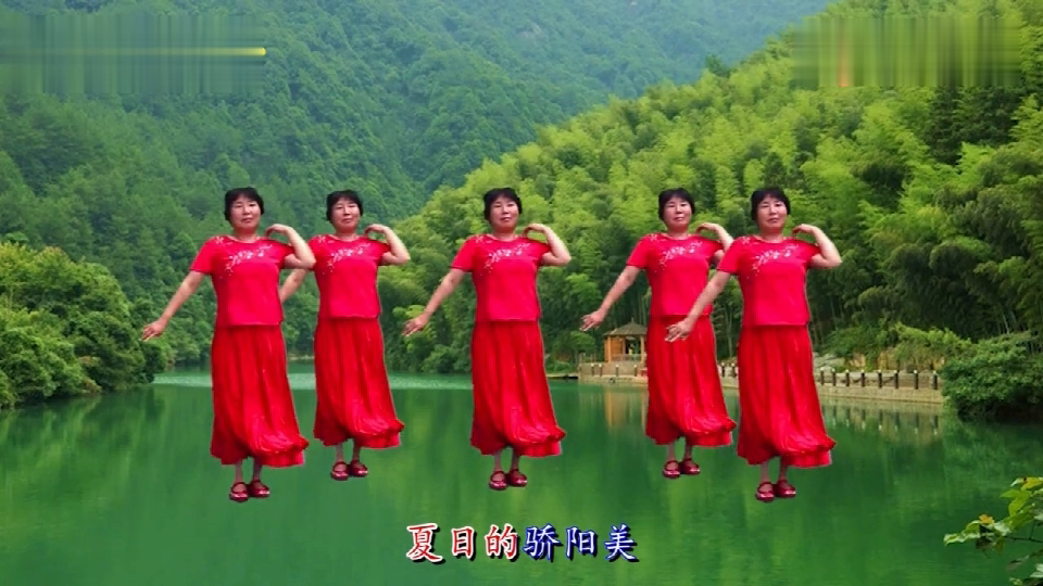 Beautiful Lyric Square Dance "Beijiang Mei" simple steps, good-sounding and good-looking