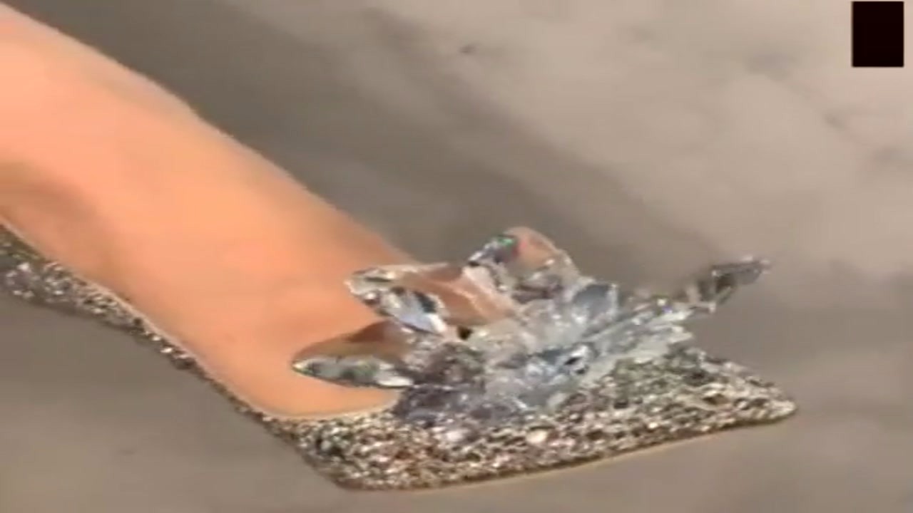 France 30,000 yuan a pair of crystal shoes, in the middle, how to do