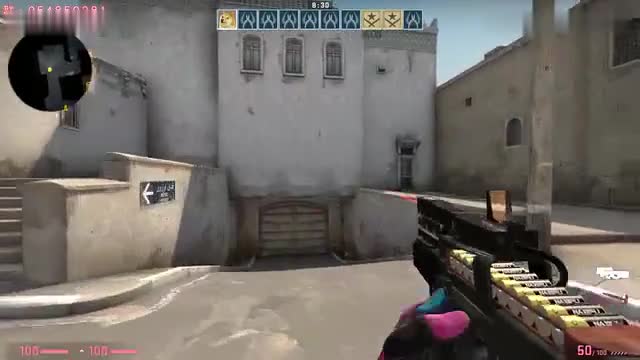 [CSGO] P90 and Shotgun Combination - X90 Electromagnetic Submachine Gun CT B Point is given to you