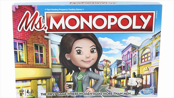Hasbro Announces “Ms. Monopoly” Highlighting Pay Gap Issues