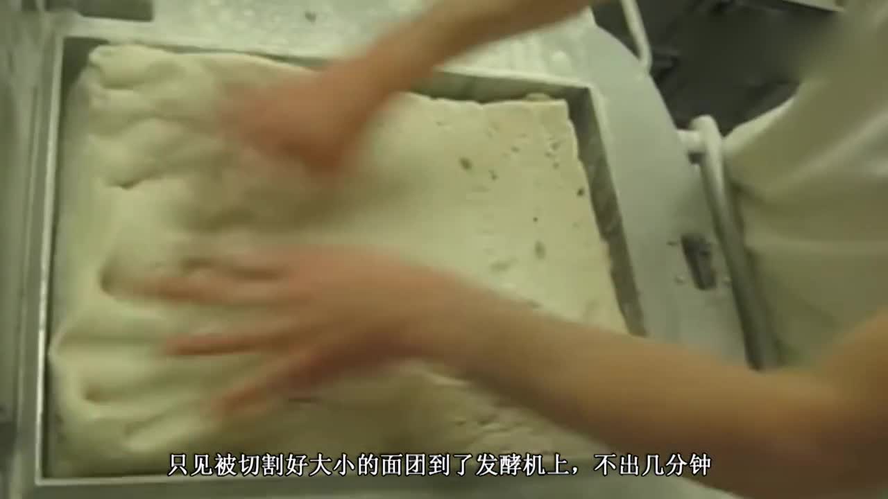 A hundred-year-old shop in Manhattan, dough ferments very fast and takes shape in a few minutes. It's amazing.