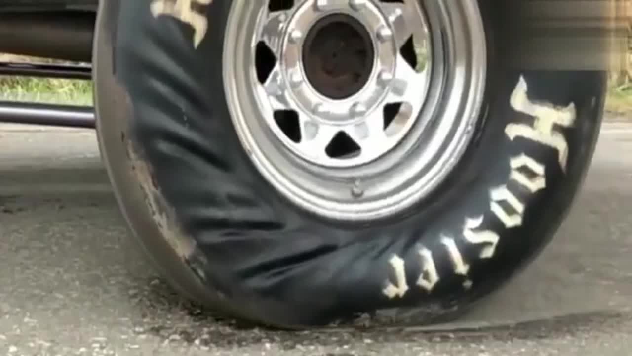 What will happen to the tyres of the car at the moment of starting? It's amazing to see what happens to the tyres of the car at the moment of starting.