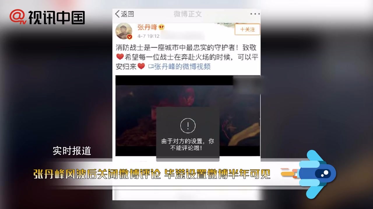 Zhang Danfeng Closed Weibo Comments Bi Bing Settings Half a Year after the Storm