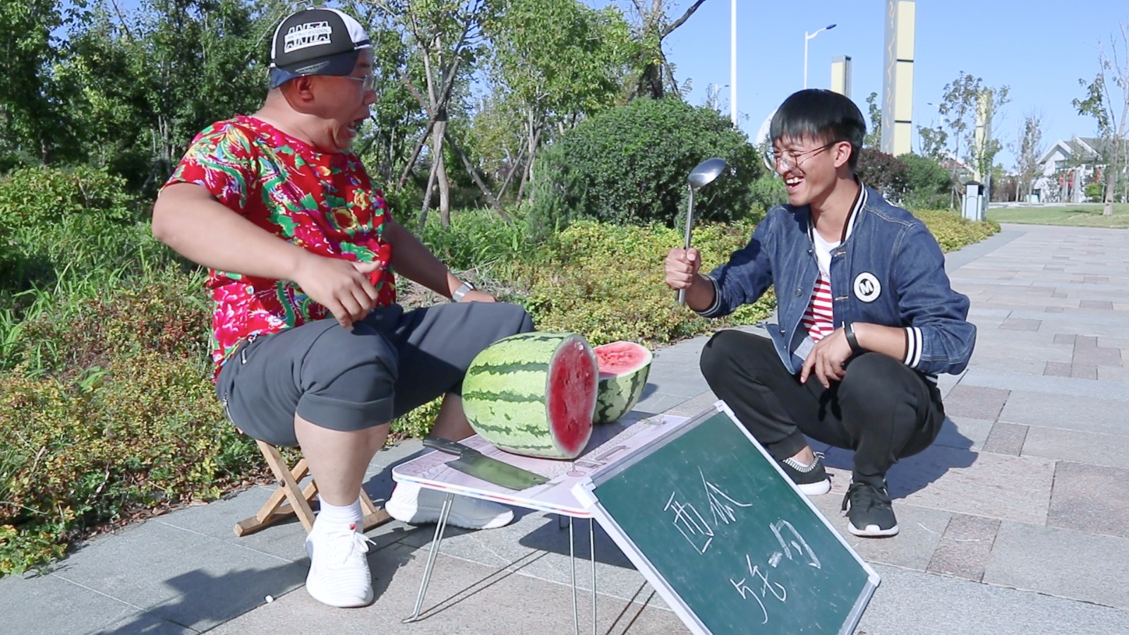 It's absolute to sell watermelon for 50 cents a spoonful and not think of a young man who ate half of the watermelon for 50 cents.