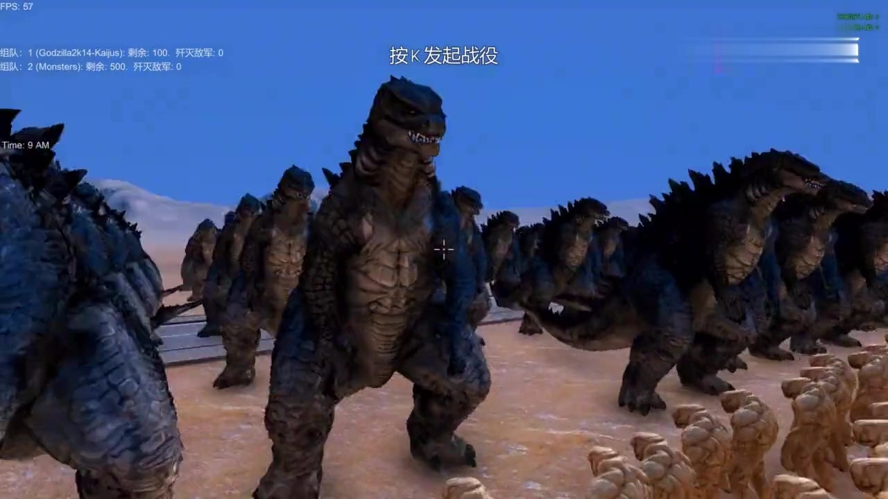 War Simulator King Godzilla Fights Unknown Monsters, Godzilla Swears to Defend the Earth