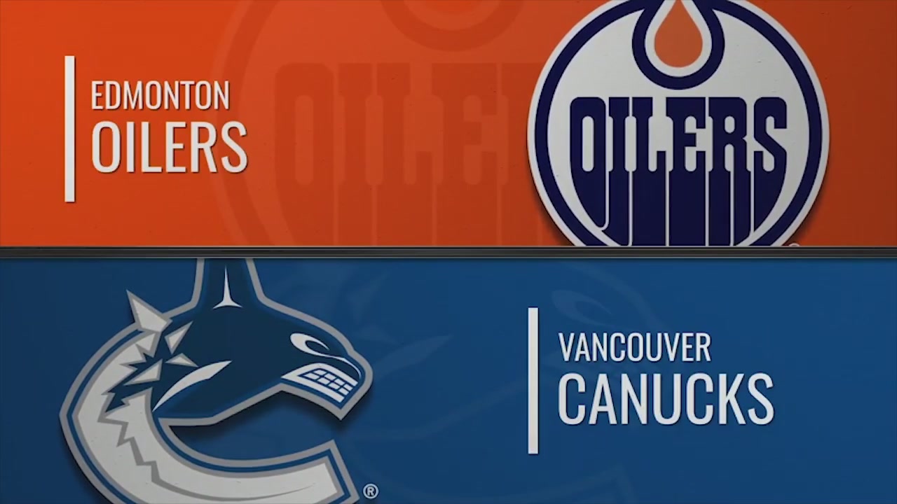 Hockey Game Preseason Oilers vs Canucks:Brandon Sutter Wonderful moment