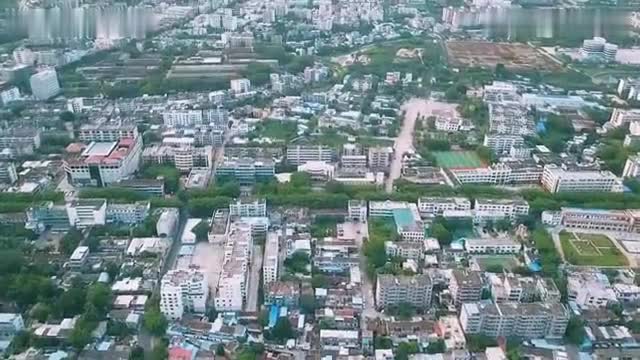 Fly over a town with a population of 125,000! Let you witness Shilu's vitality! Take a look in three minutes!