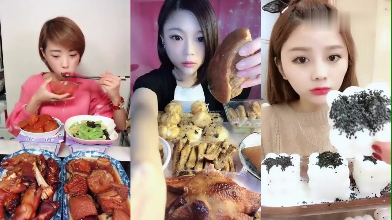 Beauty eat fat live, see how delicious she eats, I would like to try it too addictive! 