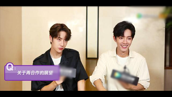 Xiao Zhan and Wang Yibo interview about The Untamed in Thailand