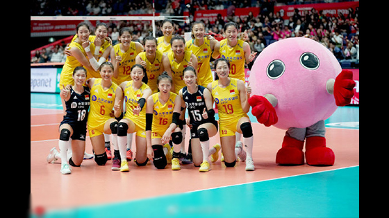 Chinese women's volleyball team 3-0 beat United States volleyball!