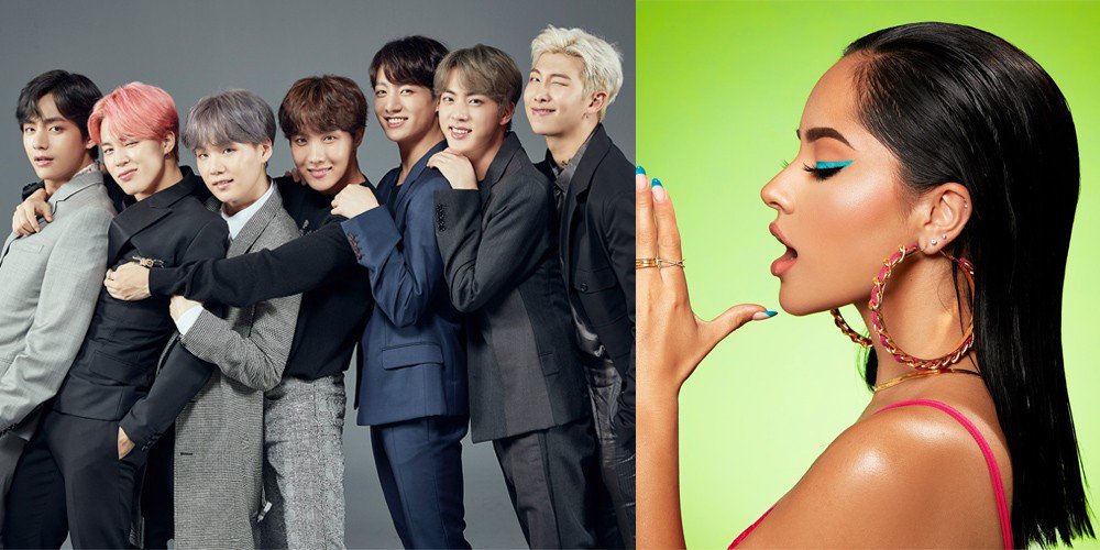 BTS and Becky G Reply to each other on twitter symbolizes something happening