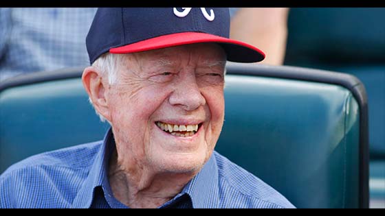 Jimmy Carter Appears With Black Eye and 14 Stitches After Fall At Public