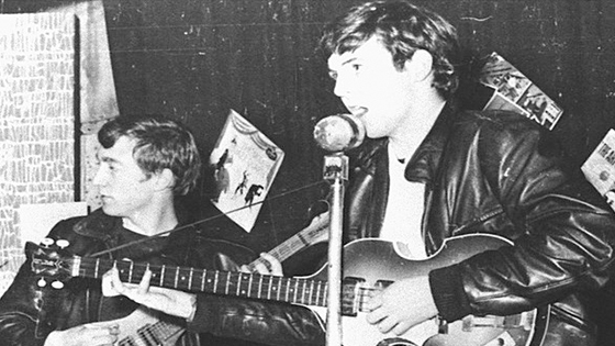 Happy Birthday, John Lennon- video of John Lennon meets Paul McCartney