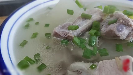 Benincasa hispida ribs soup tutorial - Light taste, good for heat - China dishes
