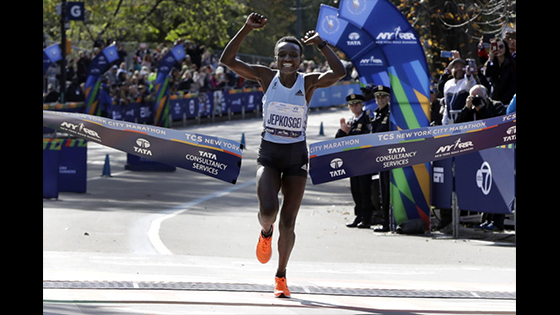 NYC marathon 2019 Winner: Geoffrey Kamworor Celebrates His Winning