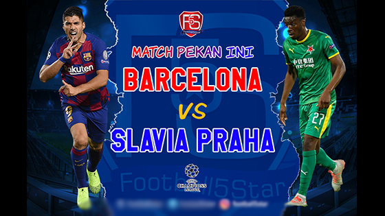 Preview Barcelona vs. Slavia Prague score 0-0 Video - 2019 Game Highlight