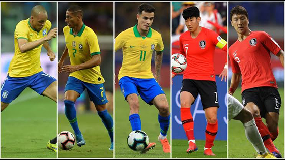 Brazil defeat South Korea with score 3-0 to end five-game winless 2019