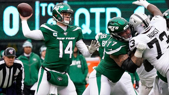 Recap Raiders vs Jets Final Score 3-34 In NFL 2019 Week 12 Highlights