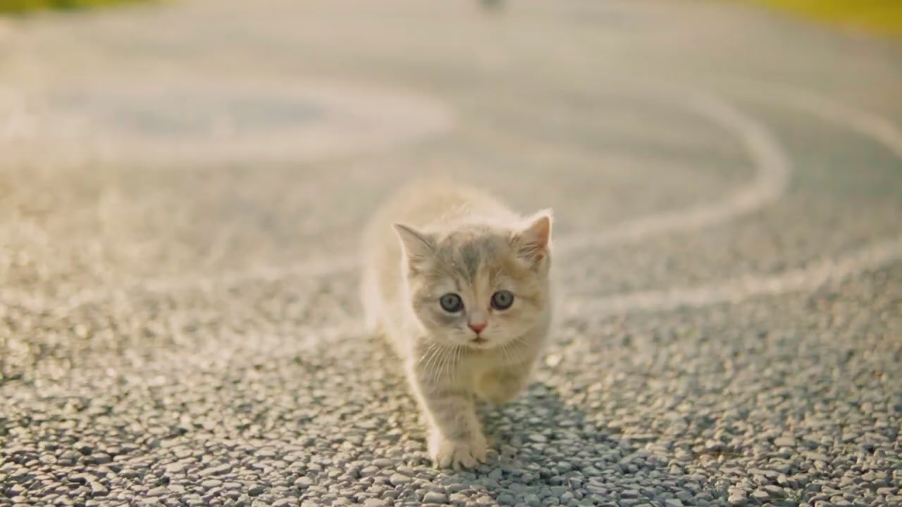 A baby cat growing up in a crash