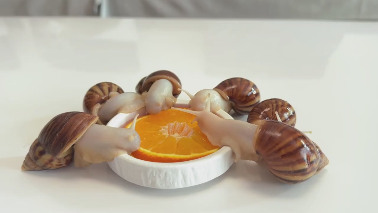 Do snails like to eat oranges